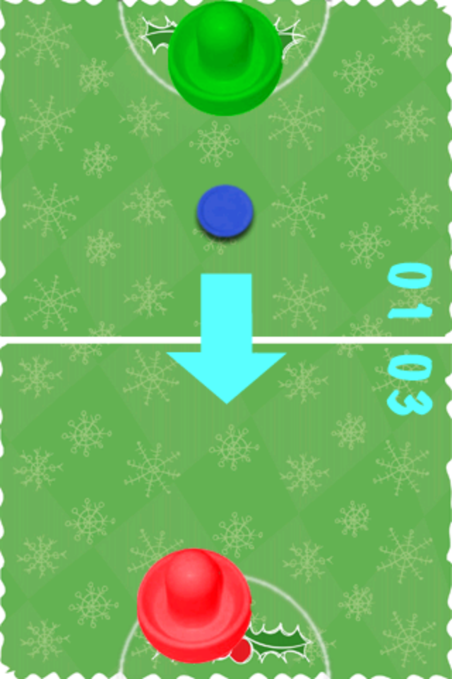 Screenshot Air Hockey Christmas Screenshot Air Hockey Christmas